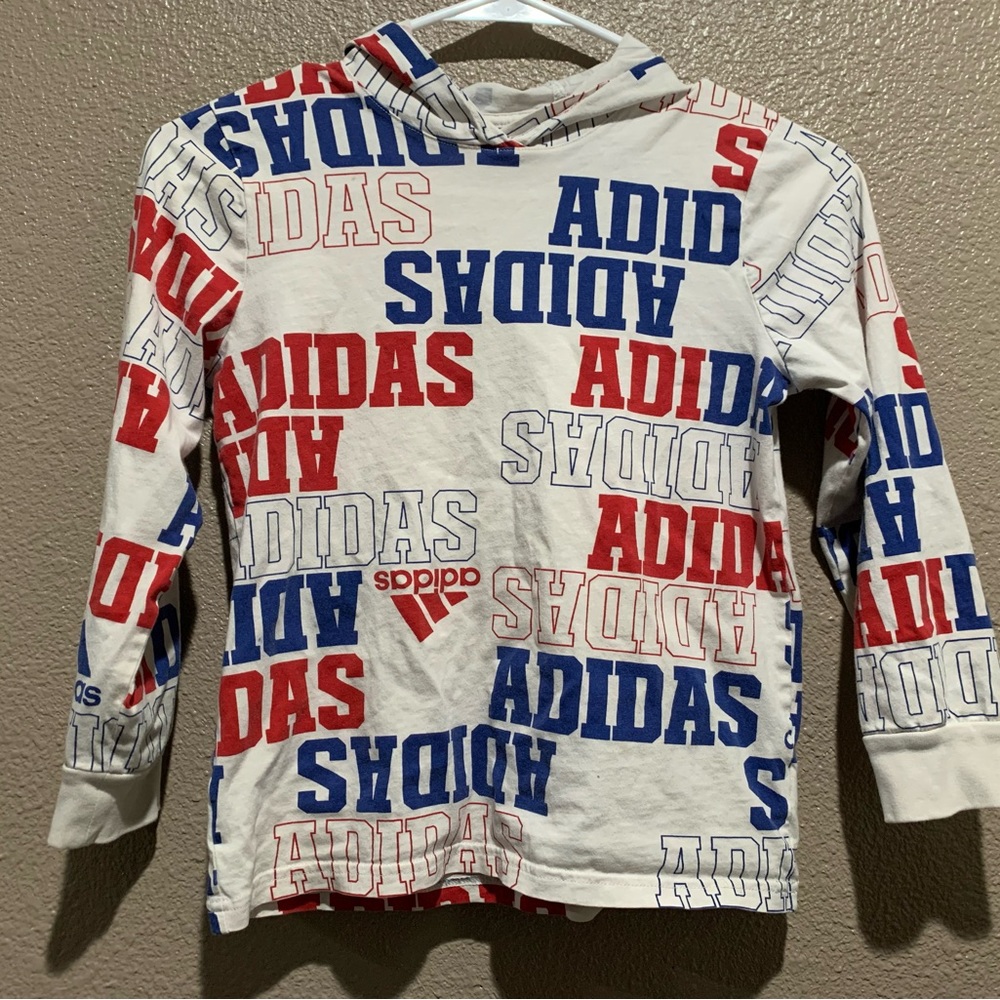 adidas logo tee shirt